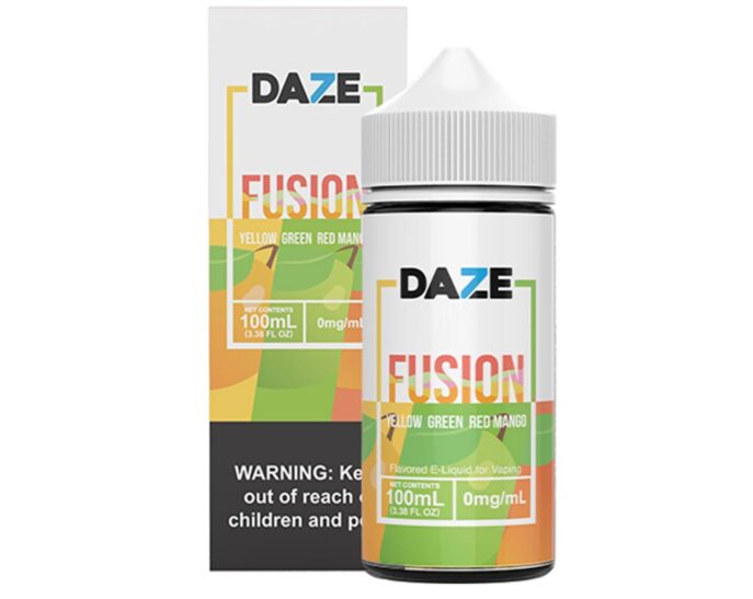 Daze Yellow Green Red Mango 0mg_