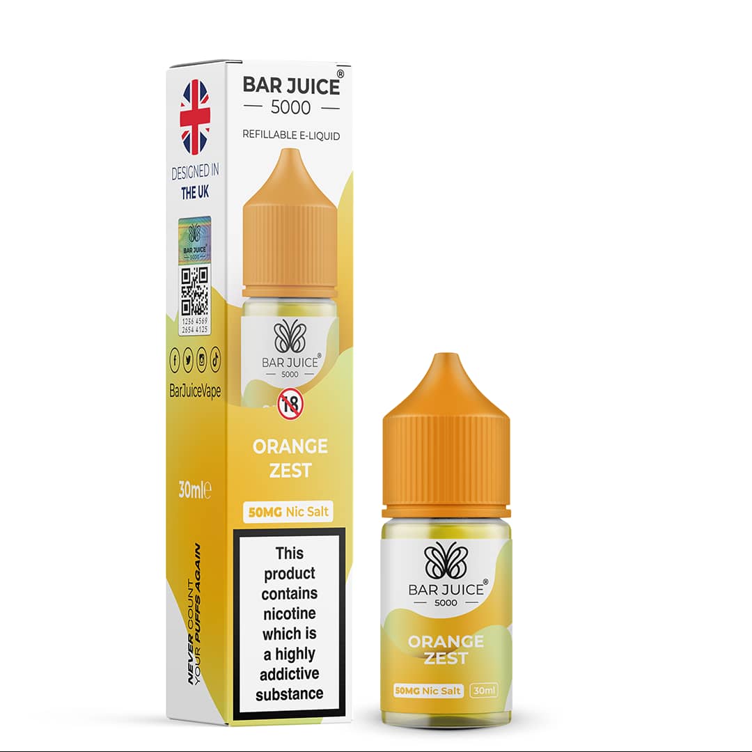 BAR JUICE 5000 SALTNIC 25MG 30ML - ORANGE ZEST