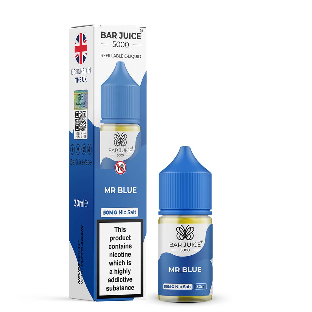 BAR JUICE 5000 SALTNIC 25MG 30ML - MR BLUE