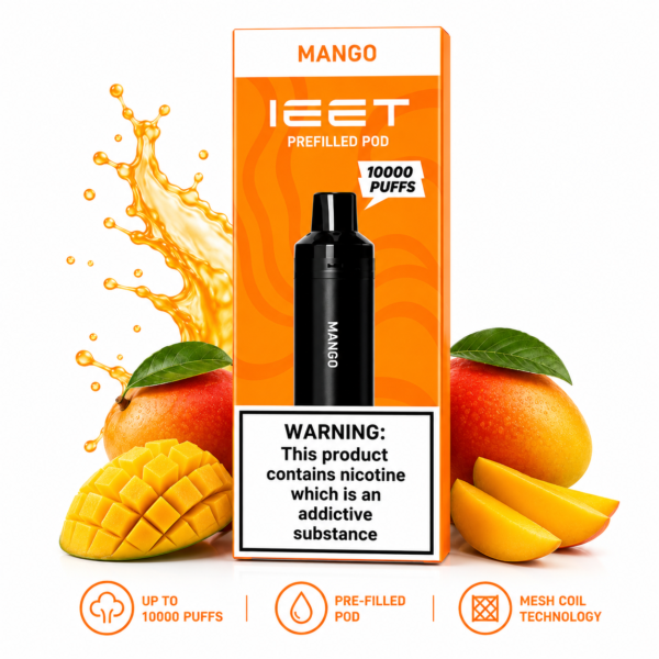 IEET 10K PUFF PREFILLED POD MANGO