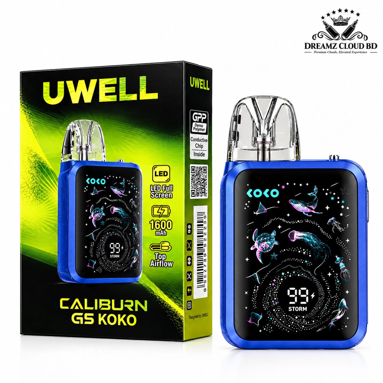 UWELL CALIBURN G5 KOKO POD KIT (MIDNIGHT BLUE)