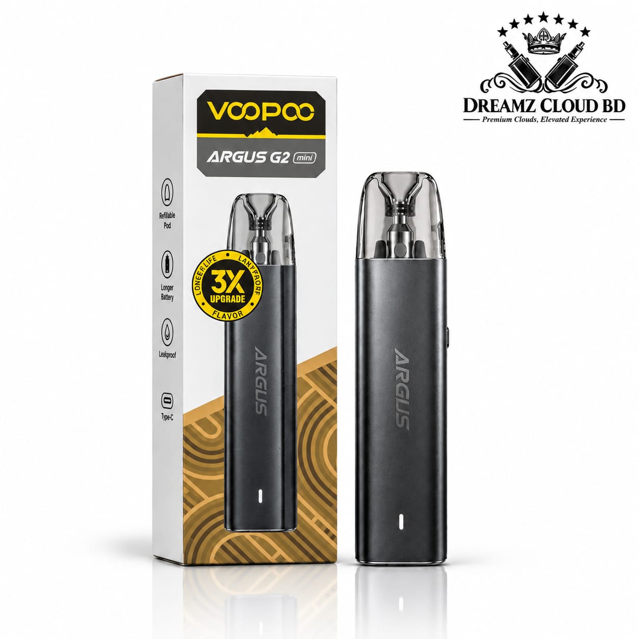 VOOPOO ARGUS G2 MINI POD KIT (MIDNIGHT BLACK)